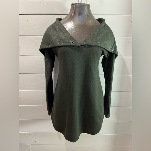 💚 LUC FONTAINE – Green Tunic – Size 4 - Picture 2 of 13
